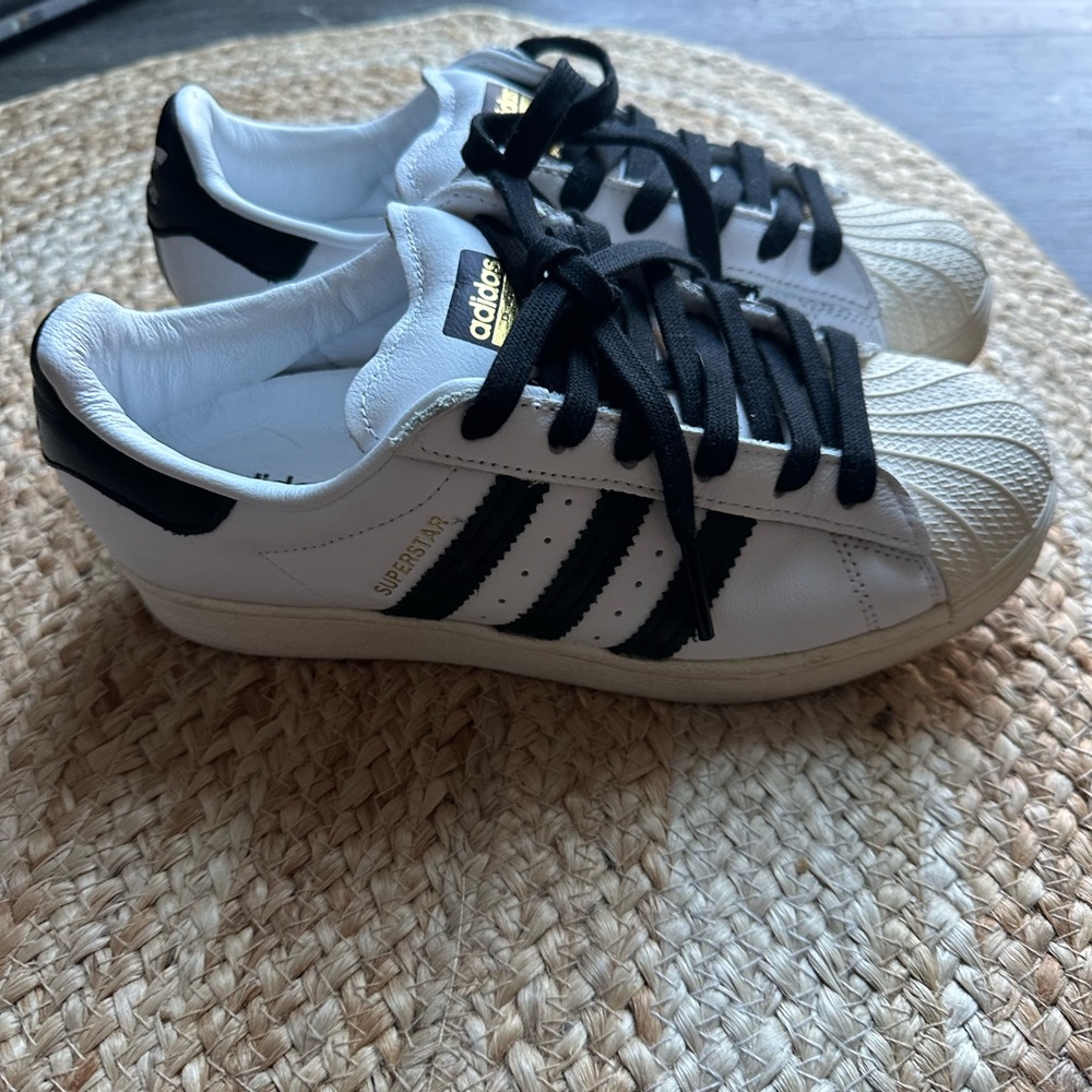 Adidas Superstar Shoes - Black and White